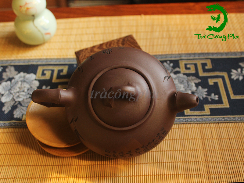 Ấm tử sa quai trúc ATS1257